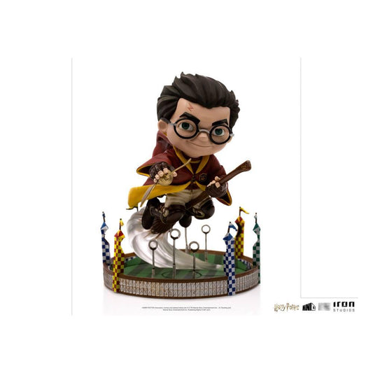 Harry Potter MiniCo Statua Harry alla Partita di Quidditch 13 cm Iron Studios