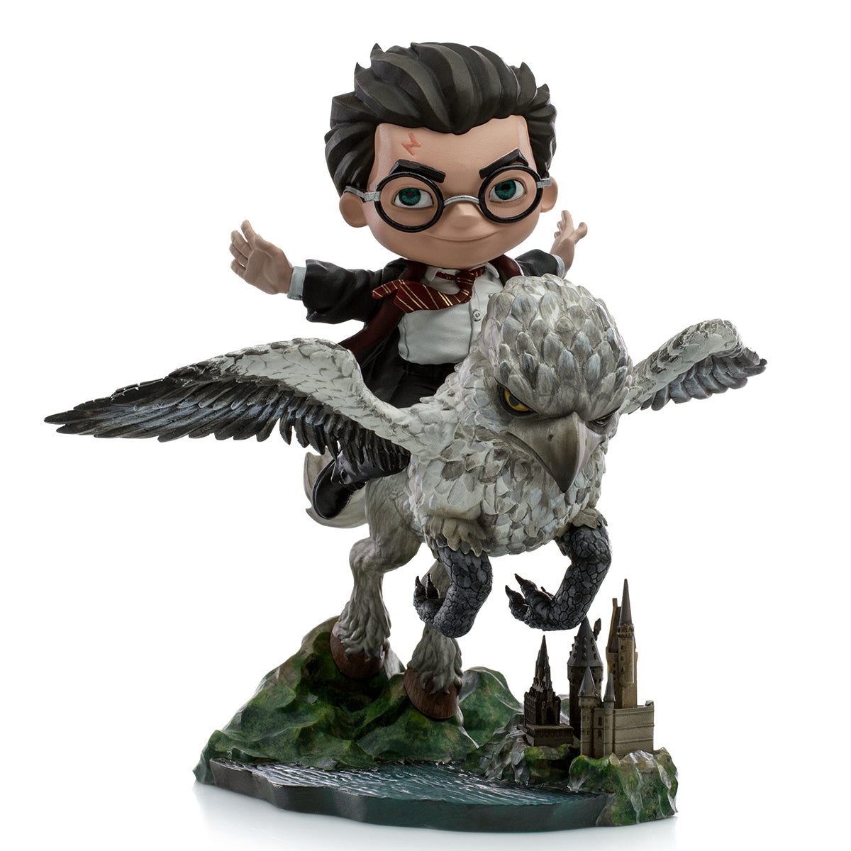 Harry Potter MiniCo Statua Harry Potter e Fierobecco 16 cm Iron Studios