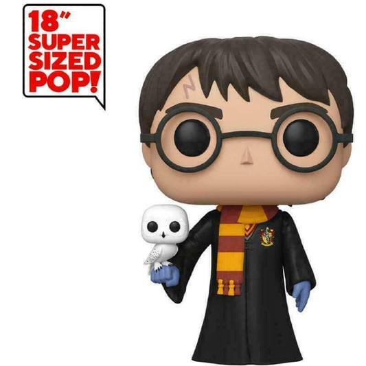 Harry Potter Pop! Film Figure Vinile Harry Potter con Edvige 45 Cm Funko