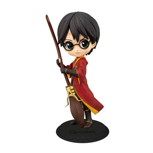 Harry Potter Statua Harry Quidditch QPosket Figura 14 cm Banpresto