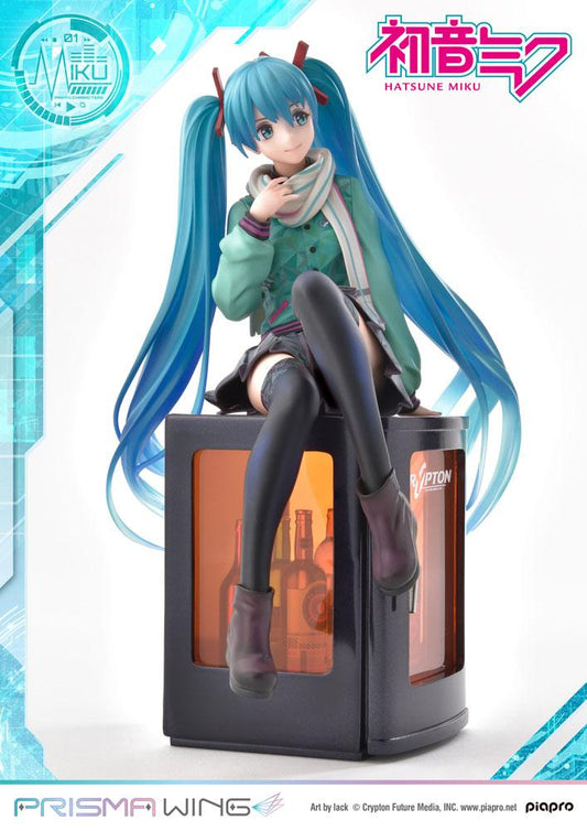 Hatsune Miku Prisma Wing Pvc Statua 1/7 Hatsune Miku (art By Lack) 19 Cm Prime 1 Studio