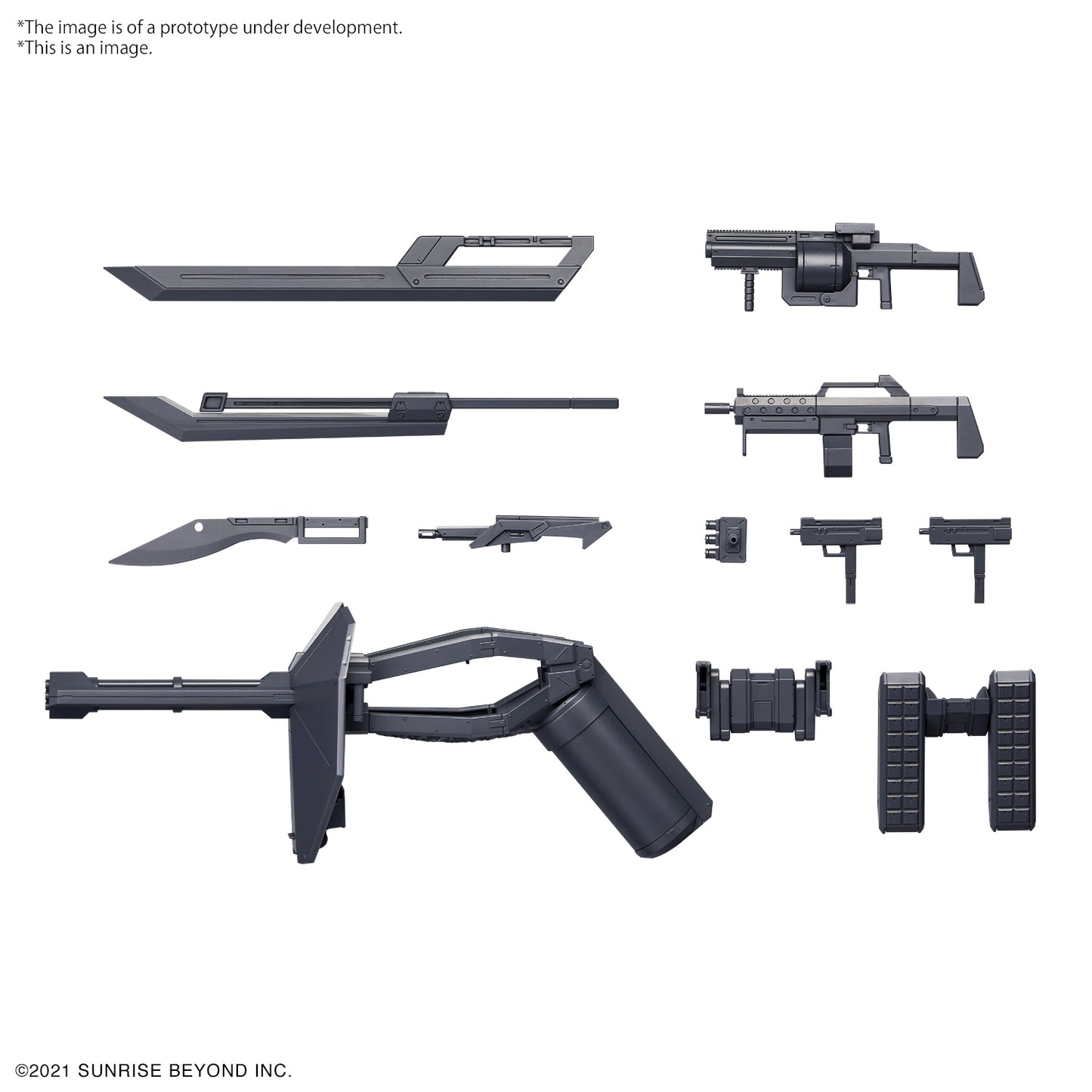 GUNDAM HIGH GRADE HG MODEL KIT AMAIM WEAPON SET 2 1/72 BANDAI