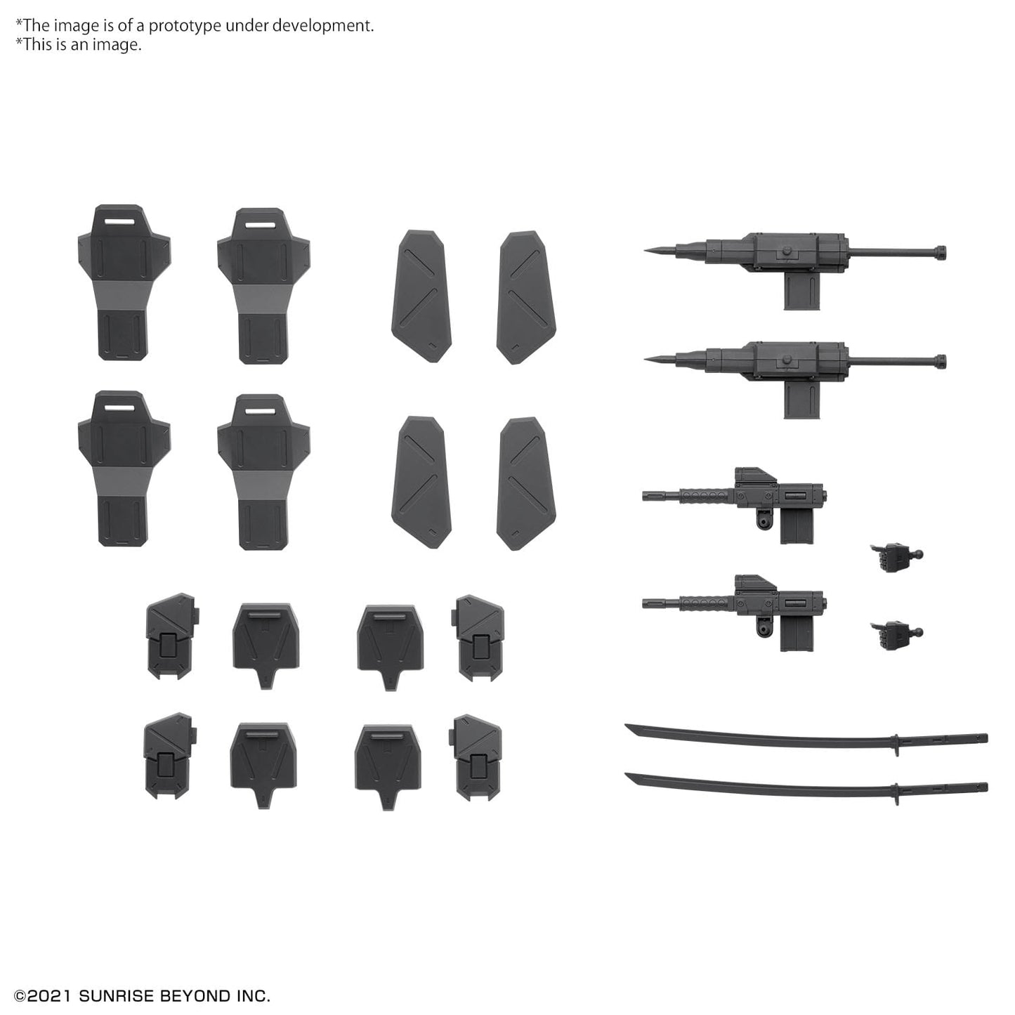 HG AMAIM WEAPON SET 5 1/72 MODEL KIT BANDAI MODEL KIT