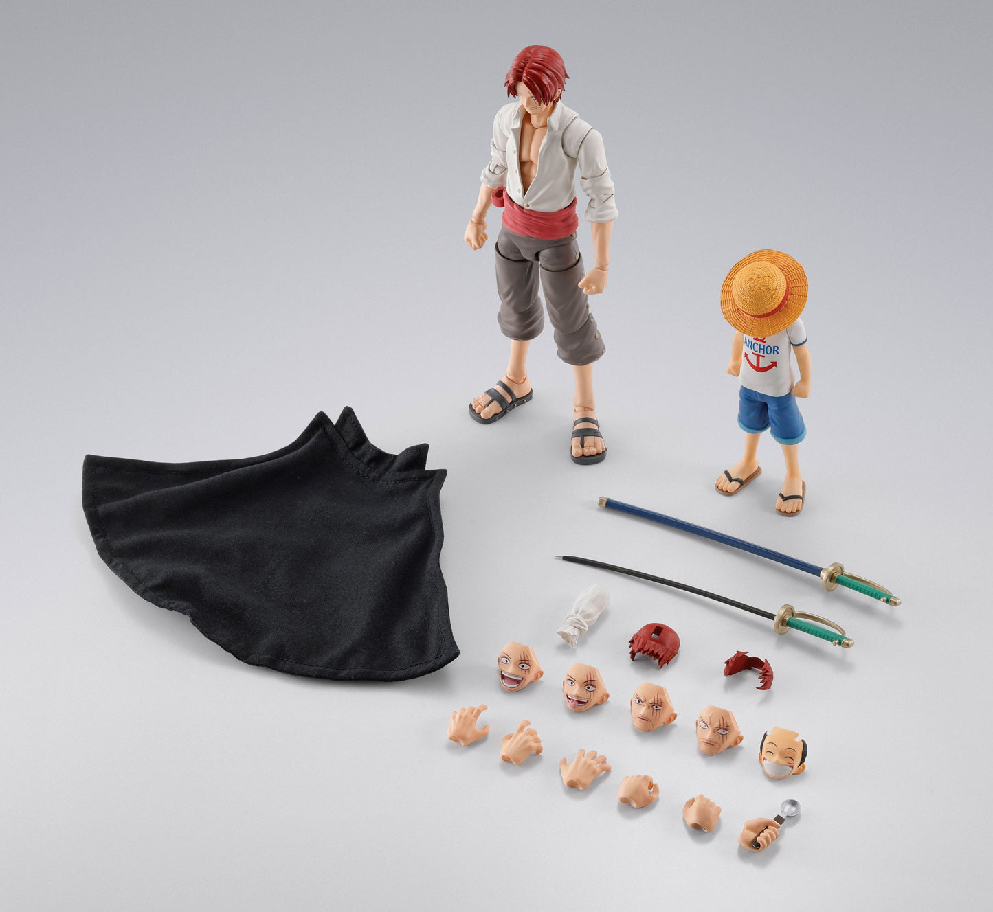 One Piece S.H.Figuarts Action Figure 2-Pack Shanks & Monkey D. Luffy Childhood Ver. (PRE-ORDER DATA DI USCITA INDICATIVA FINE MAGGIO 2025)