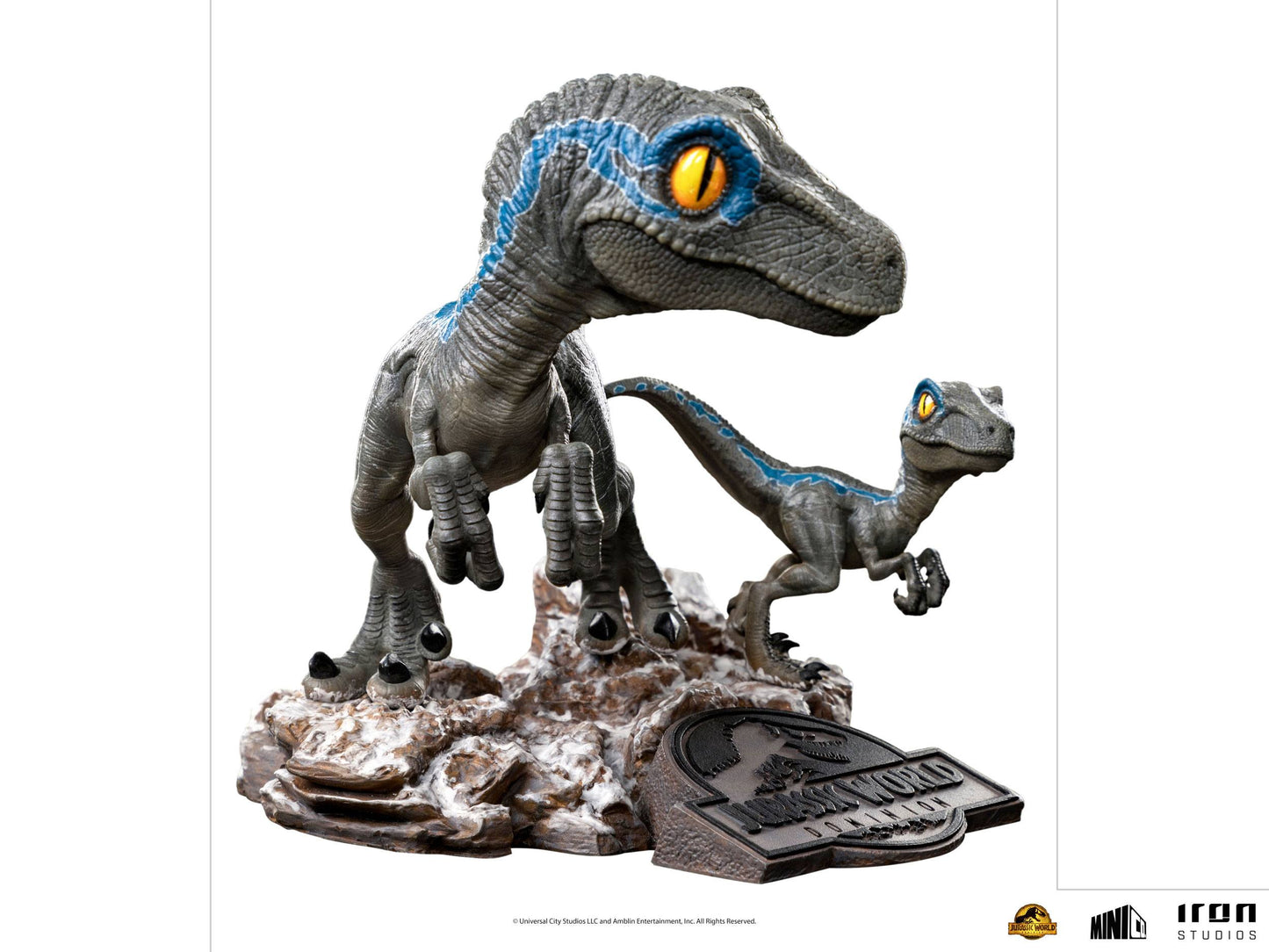 Jurassic World Dominion Mini Co. PVC Figure Blue and Beta 13 cm