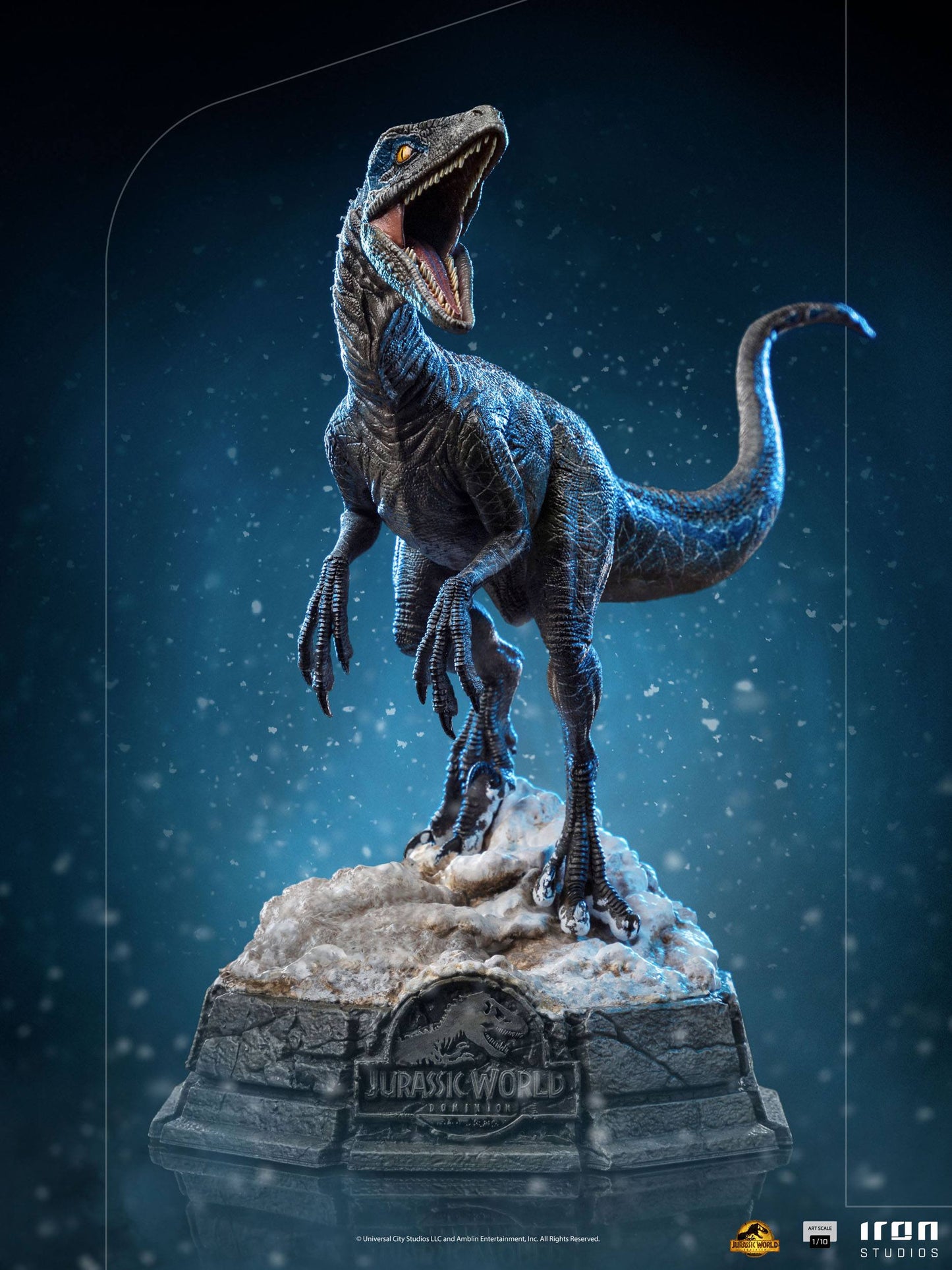 Jurassic World Dominion Art Scale Statue 1/10 Blue 19 cm