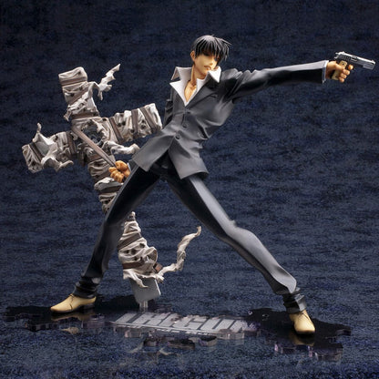 Trigun Badlands Rumble ARTFX J Statue 1/8 Nicholas D. Wolfwood Renewal Package Version 20 cm