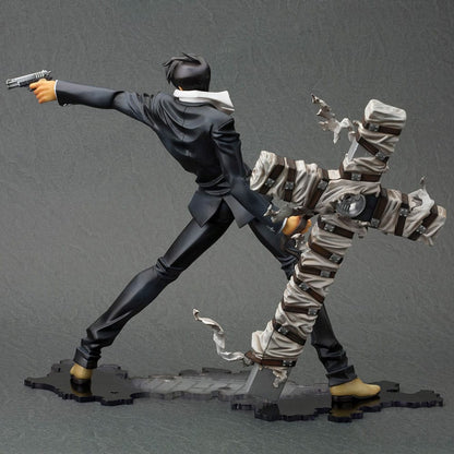 Trigun Badlands Rumble ARTFX J Statue 1/8 Nicholas D. Wolfwood Renewal Package Version 20 cm