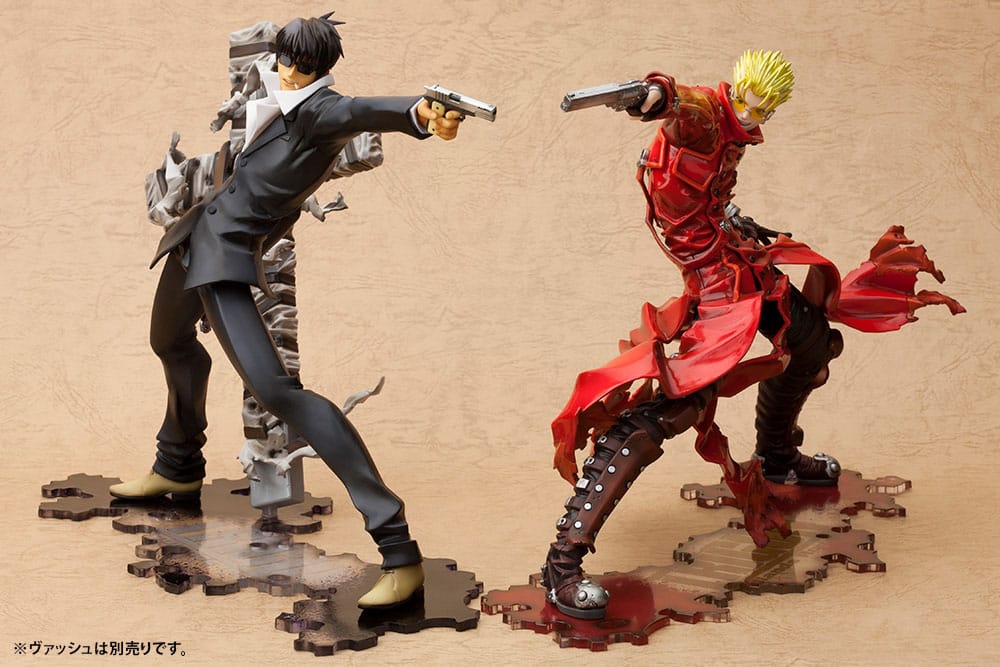 Trigun Badlands Rumble ARTFX J Statue 1/8 Nicholas D. Wolfwood Renewal Package Version 20 cm