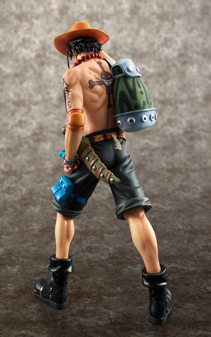 One Piece Excellent Model P.O.P PVC Statue NEO-DX Portgas D. Ace 10th Limited Ver. 23 cm