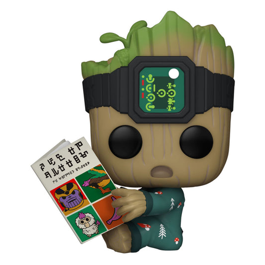 I Am Groot Funko Pop! Vinile Figura Groot in Pigiama con Libro 9 Cm