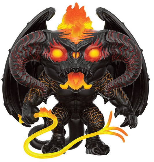 Il Signore Degli Anelli Super Sized Pop! Movies Vinile Figura Balrog 15 Cm Funko