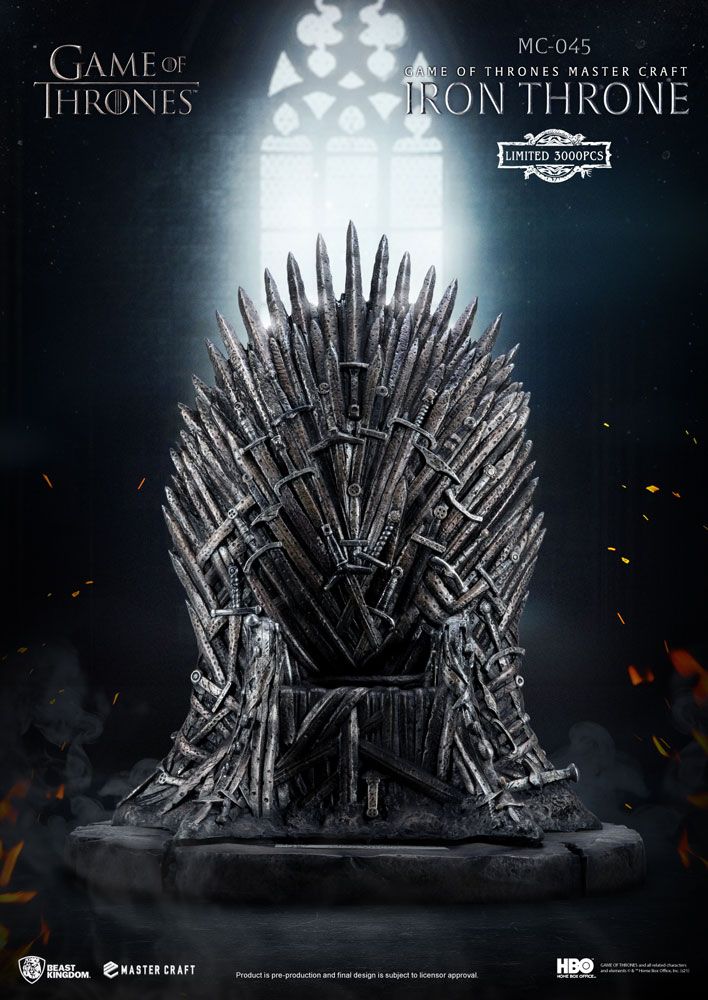 Il Trono Di Spade Master Craft Statua Iron Throne 41 Cm Beast Kingdom Toys