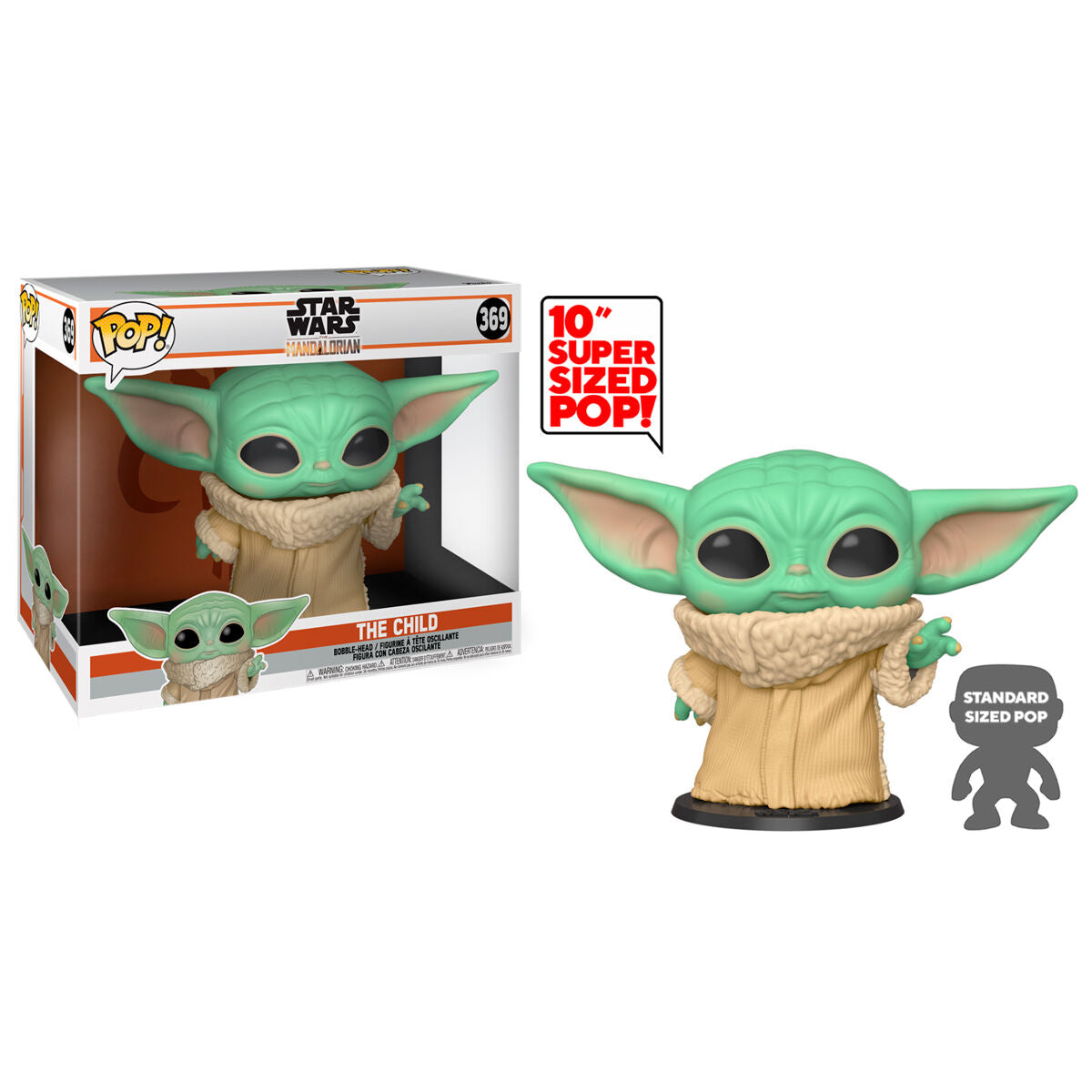 POP figure Star Wars Mandalorian Yoda The Child 25cm
