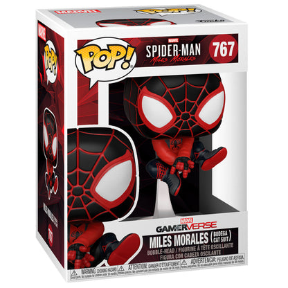 POP figure Marvel Spiderman Miles Morales Bodega Cat Suit