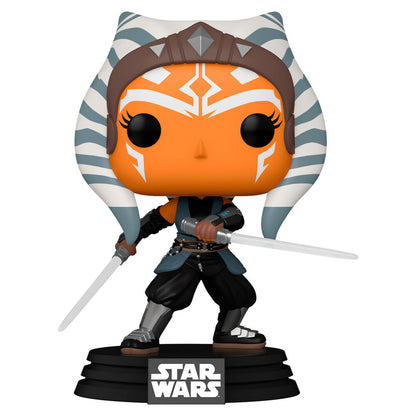 POP figure Star Wars Mandalorian Ahsoka with Sabers