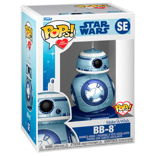 POP figure Star Wars Make a Wish BB-8 Metallic