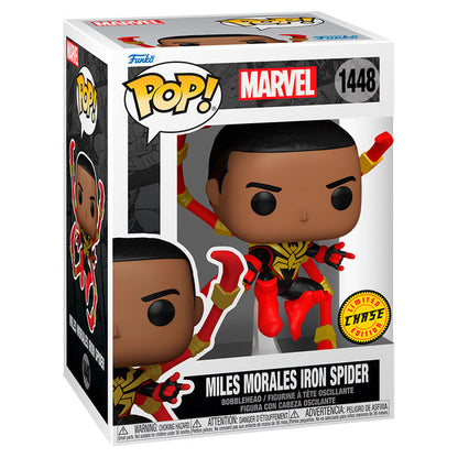 POP figure Marvel Miles Morales Iron Spider 5 + 1 Chase