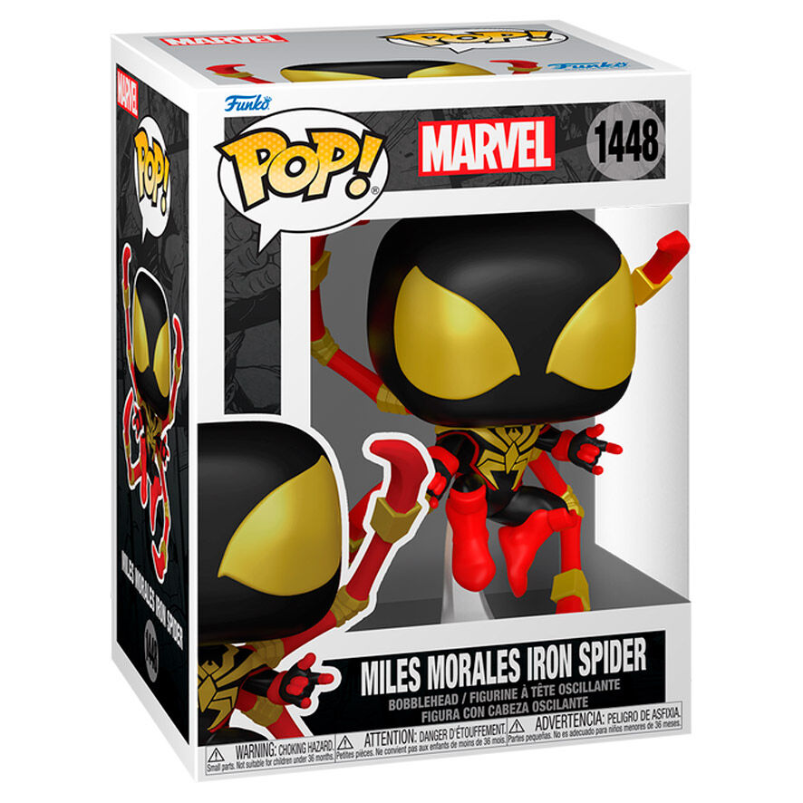 POP figure Marvel Miles Morales Iron Spider 5 + 1 Chase