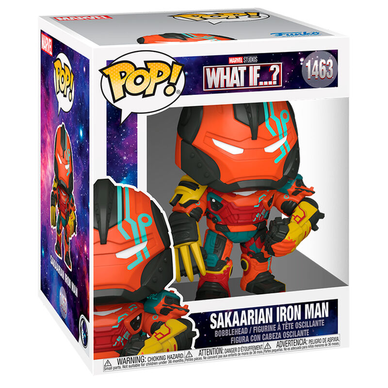 POP figure Super Marvel What IF Sakaarian Iron Man