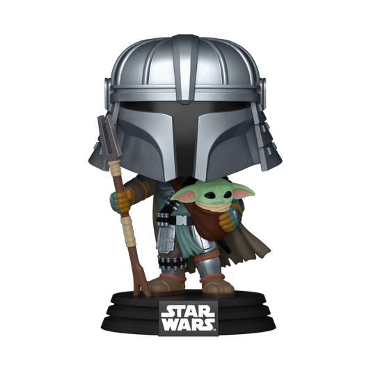 POP figure Star Wars Impressions  Mandalorian with Grogu Exclusive