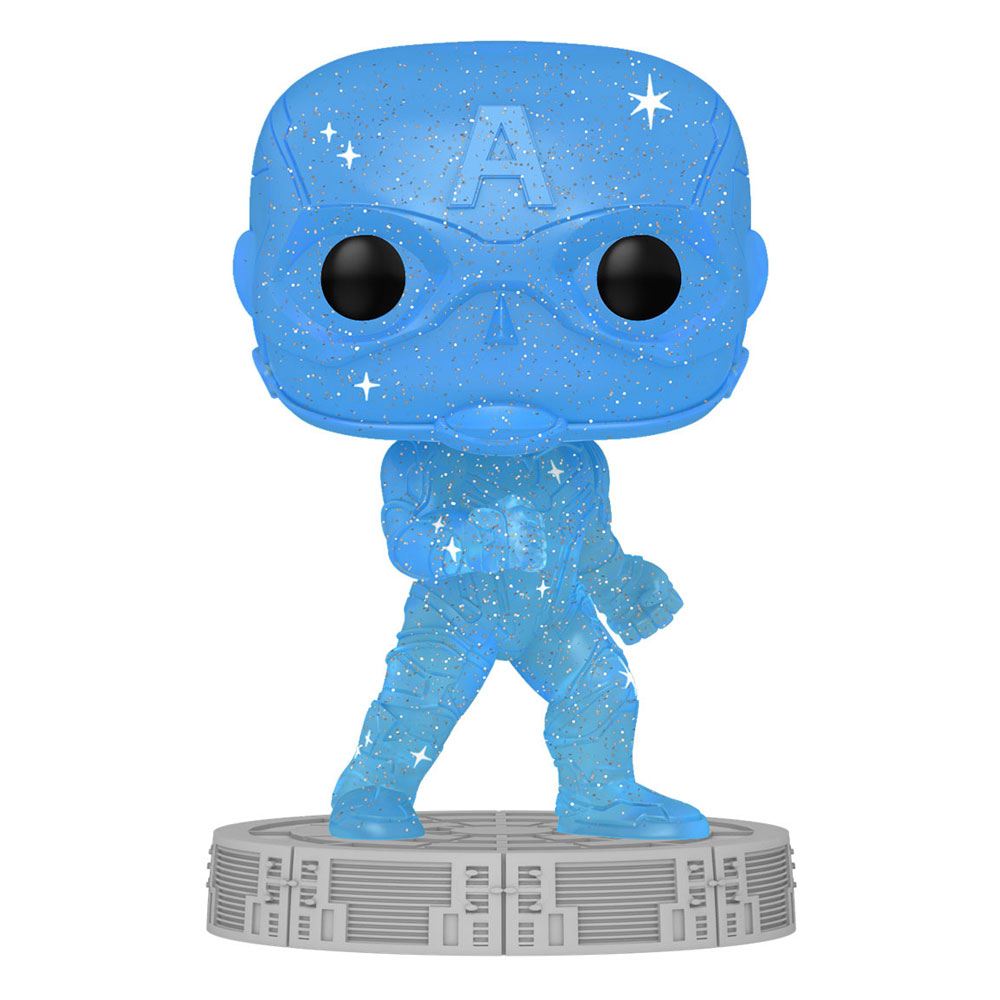 Infinity Saga Pop! Artist Series Vinile Figura Captain America (blue) 9 Cm Funko