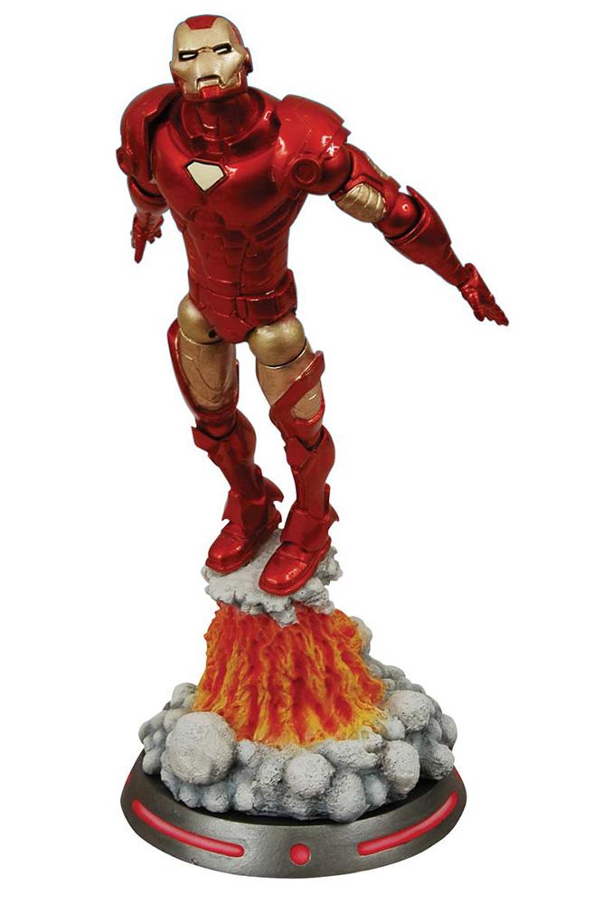 Iron Man Action Figura 18 cm Diamond Select Prodotto Danneggiato