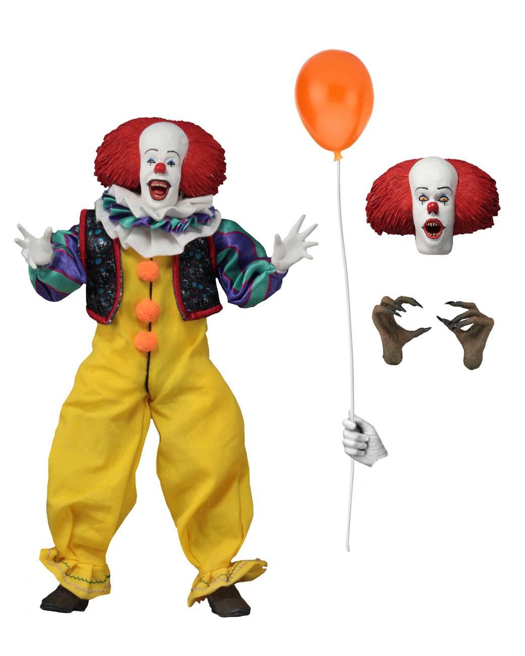 IT Movie 1990 Retro di Stephen King Statua Pennywise Figura 20 cm Neca