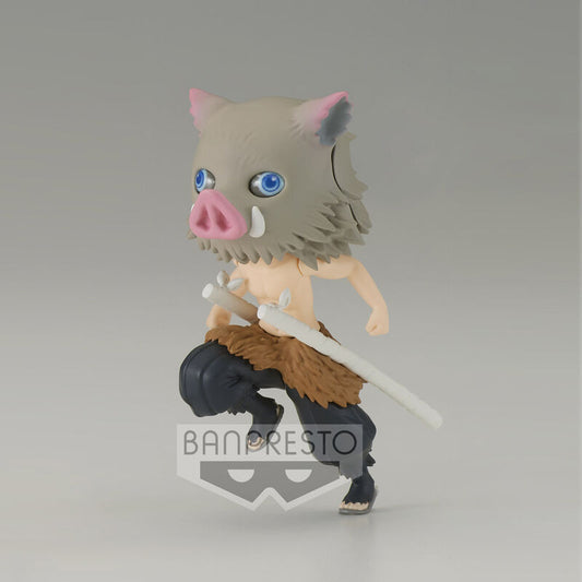 Kimetsu No Yaiba Demon Slayer Inosuke Hashibira Q Posket Petit Figura 7cm Banpresto