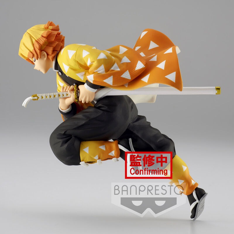 Kimetsu No Yaiba Demon Slayer Vibration Zenitsu Agatsuma Figura 13cm Banpresto