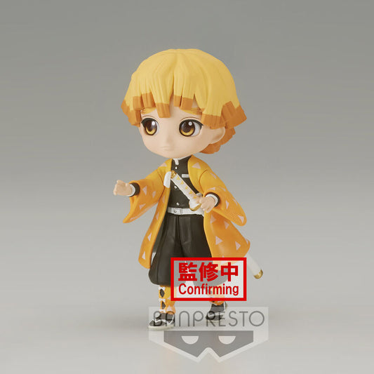 Kimetsu No Yaiba Demon Slayer Zenitsu Agatsuma Q Posket Petit Figura 7cm Banpresto