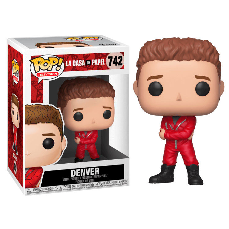 La Casa di Carta Funko Pop Serie tv Vinile Figura Money Heist Denver 9 cm