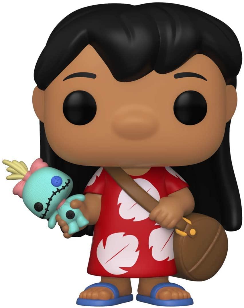 Lilo & Stitch Disney Funko POP Animazione Vinile Figura Lilo con Scrump 9 cm