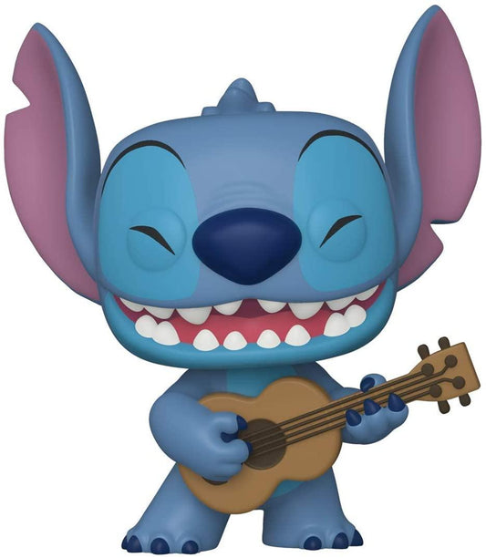 Lilo & Stitch Disney POP! Figure in Vinile Stitch con Ukulele 9 cm Funko