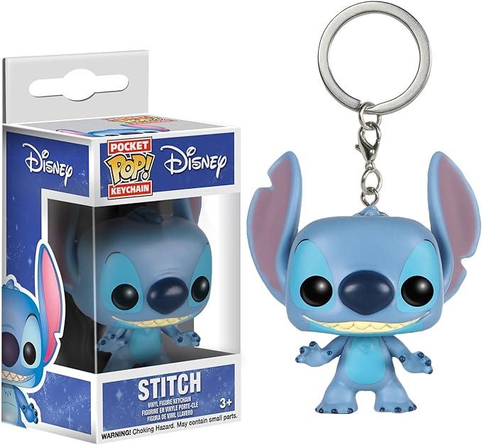 Lilo & Stitch Pocket Pop! Portachiavi in Vinile Stitch 4 Cm Funko