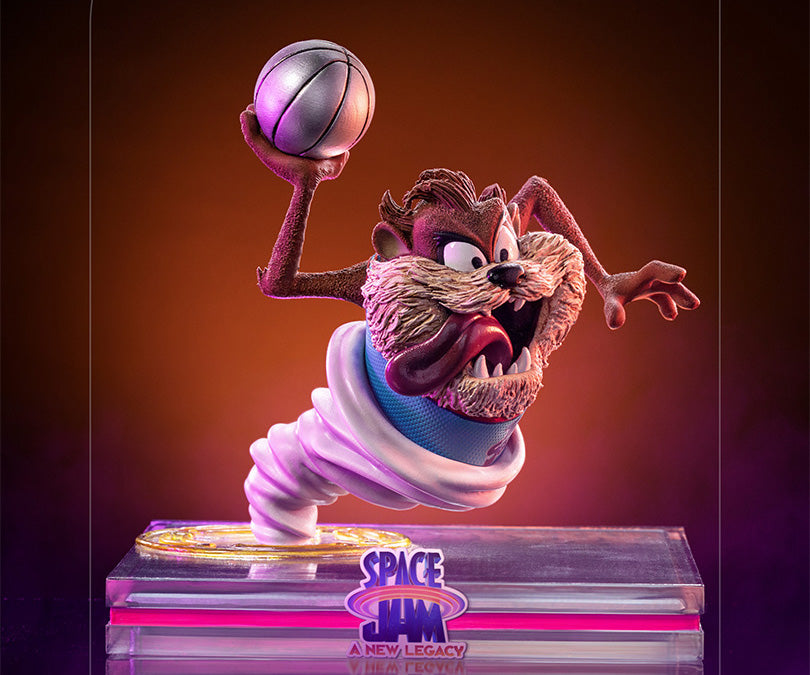 Looney Tunes Space Jam 2 Statua Taz 14 Cm 1/10 Iron Studios