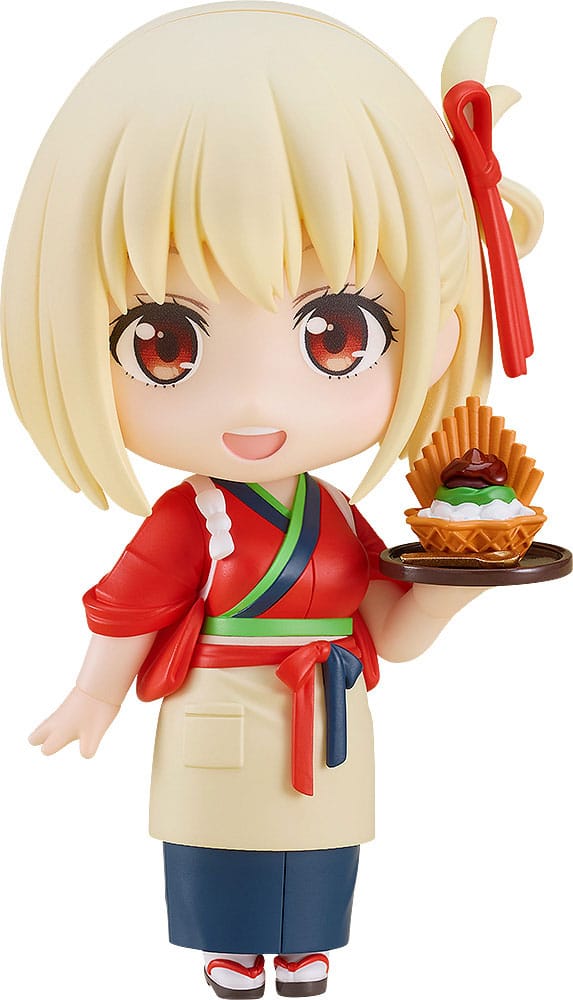 Lycoris Recoil Nendoroid Action Figura Chisato Nishikigi: Cafe Lycoreco Uniforme Ver. 10 Cm Good Smile Company