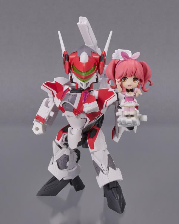 Macross Vf-31c Siegfried Makina Tiny Ses Action Figura Bandai