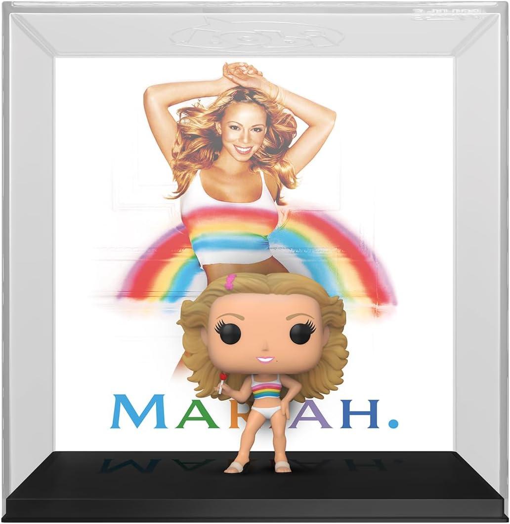 Mariah Carey Funko POP con Cover Album Vinile Figura Mariah Carey - Rainbow 9 cm