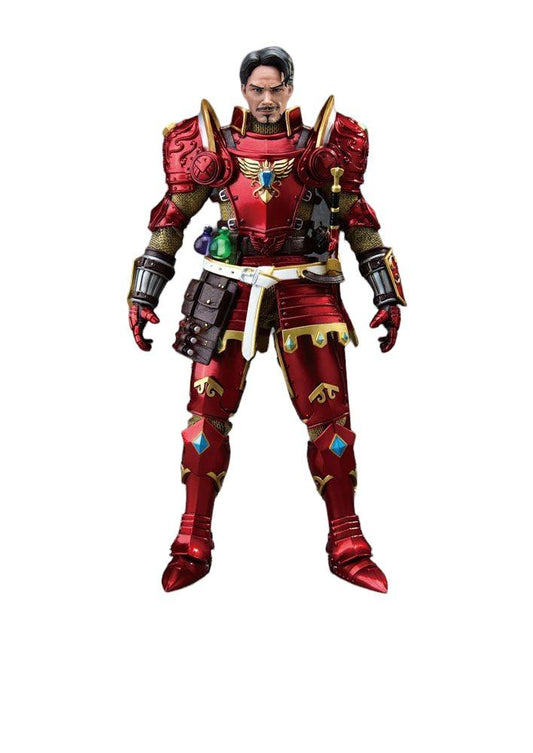 Marvel Action Figure Deluxe Iron Man Cavaliere Medievale 20 Cm 1/9 Beast Kingdom Toys