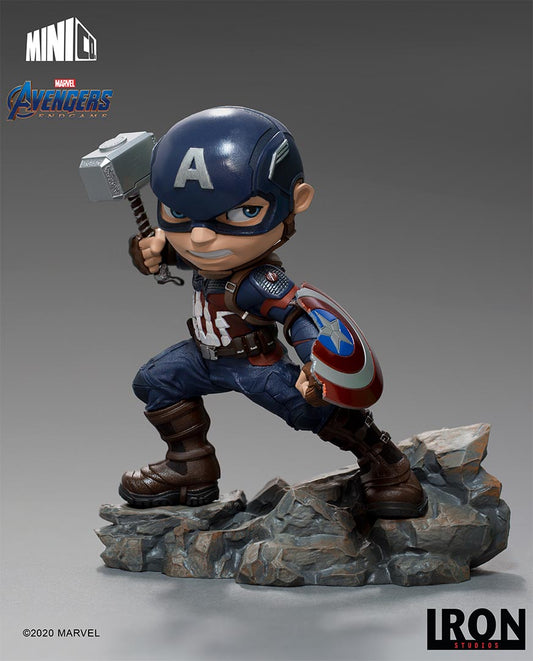 Marvel Avengers Endgame MiniCo Statua Captain America 15 Cm Iron Studios