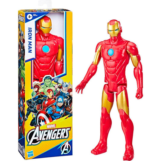 Marvel Avengers Titan Hero Iron Man Deluxe Figura 30cm Hasbro