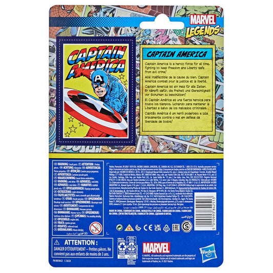 Marvel Captain America Retro Figura 9,5cm Hasbro