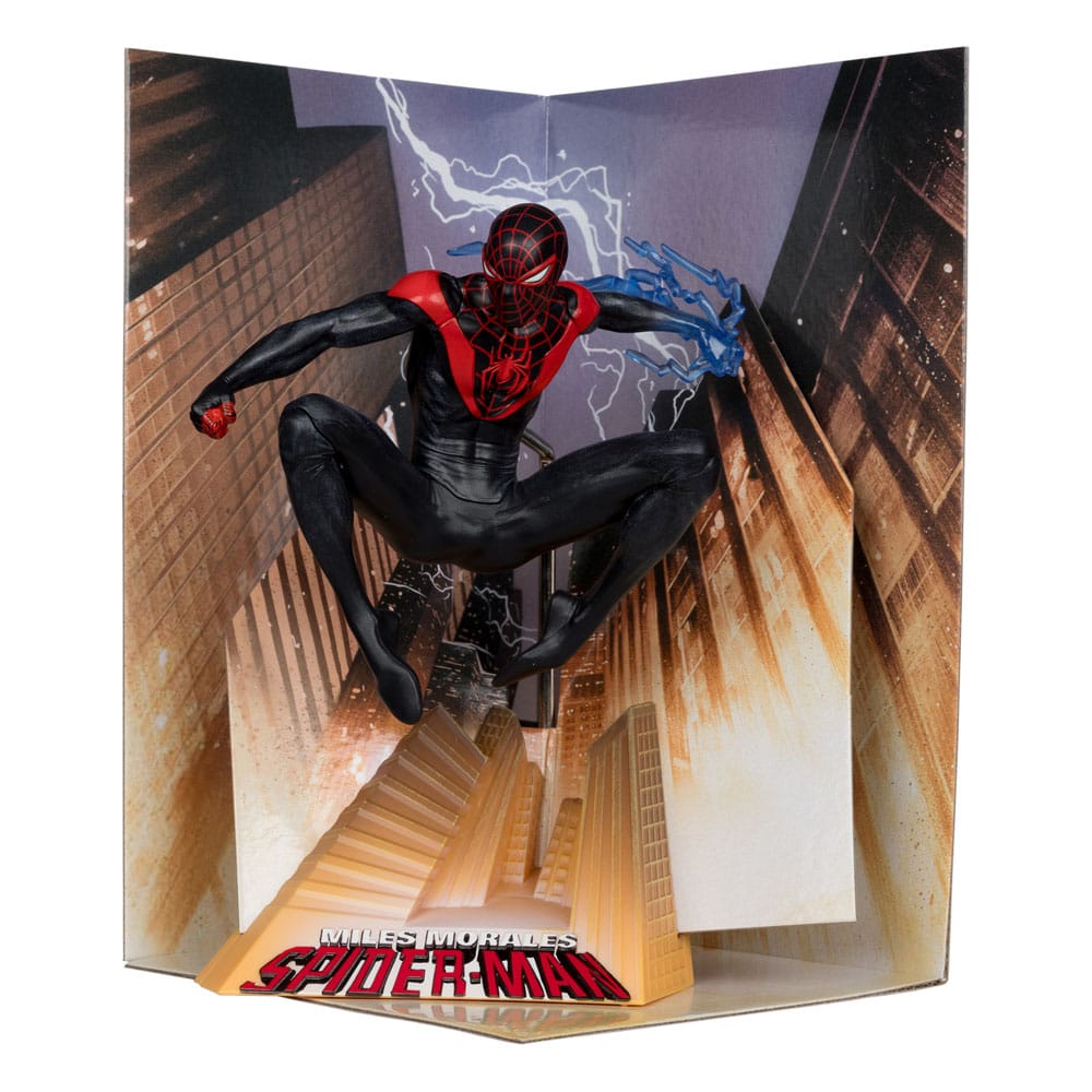 Marvel Collection Pvc Statua 1/10 Spider-man (miles Morales: Spider-man -1) 13 Cm Mcfarlane Toys