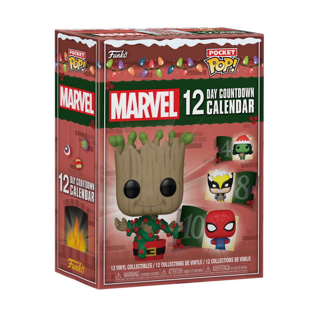 Marvel Countdown Pocket Pop! Calendario Dell'avvento Marvel 12-day Funko