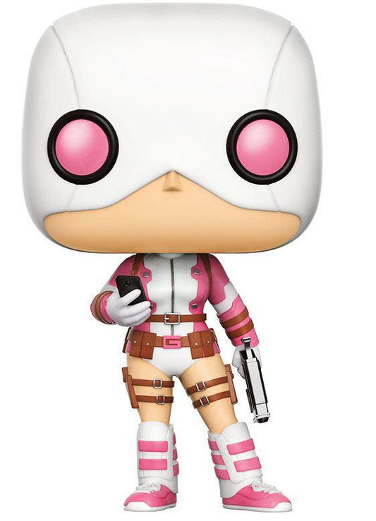 Marvel Funko POP Vinile Figura Gwenpool Mascherata con Pistola 9 cm