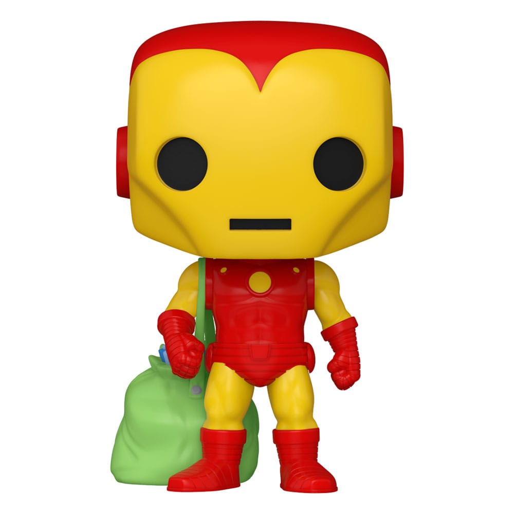 Marvel Holiday Pop! Marvel Vinile Figura Iron Man W/bag 9 Cm Funko