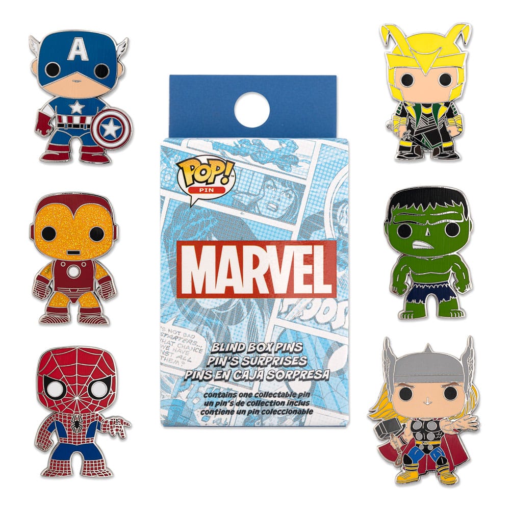 Marvel Loungefly POP! Enamel Pins Group 3 Cm  Funko