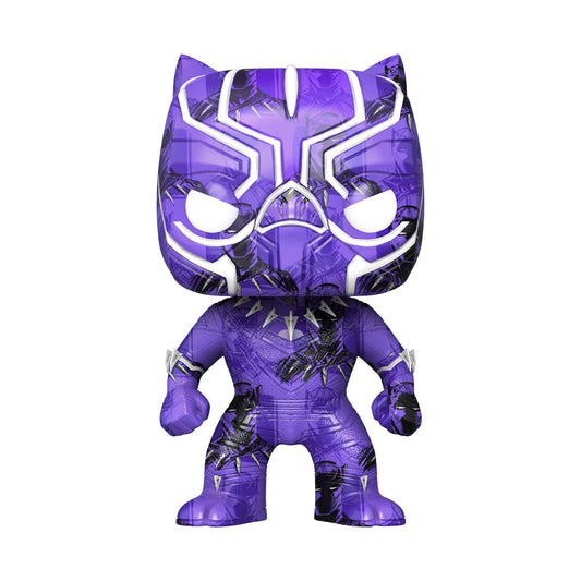 Marvel Pop! Artist Series Vinile Figura Black Panther Special Edition 9 Cm Funko