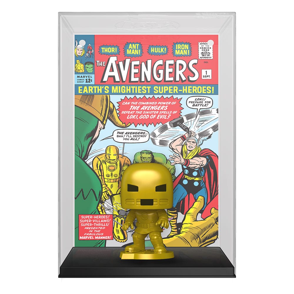 Marvel Pop! Comic Cover Vinile Figura Avengers -1 9 Cm Funko